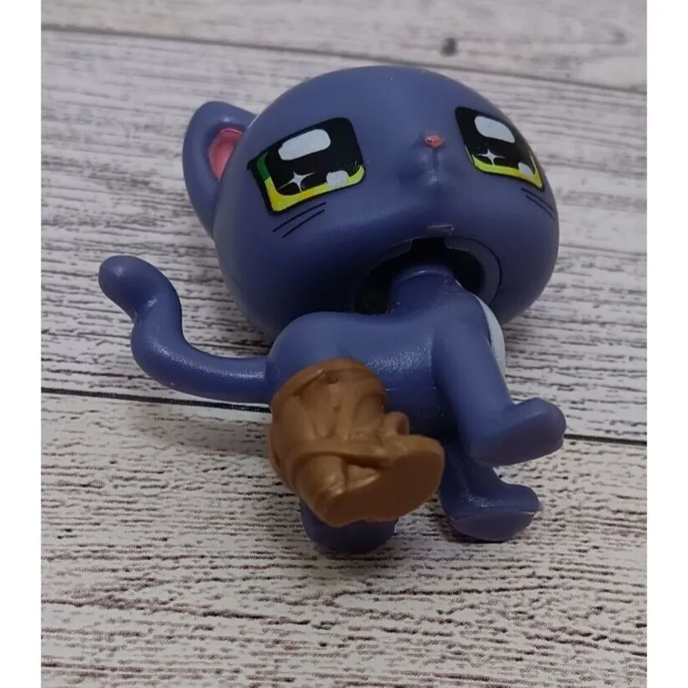 Boxy Girls Pets Mini Purple Cat 1 1/2